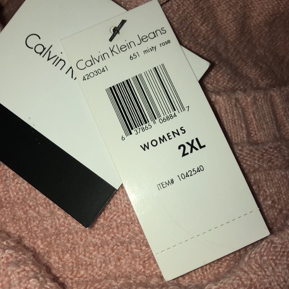 Calvin Klein Womens Chunky Cable Sweater NWT - Picture 4 of 6